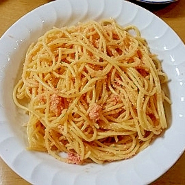 あるもので簡単☆明太子パスタ